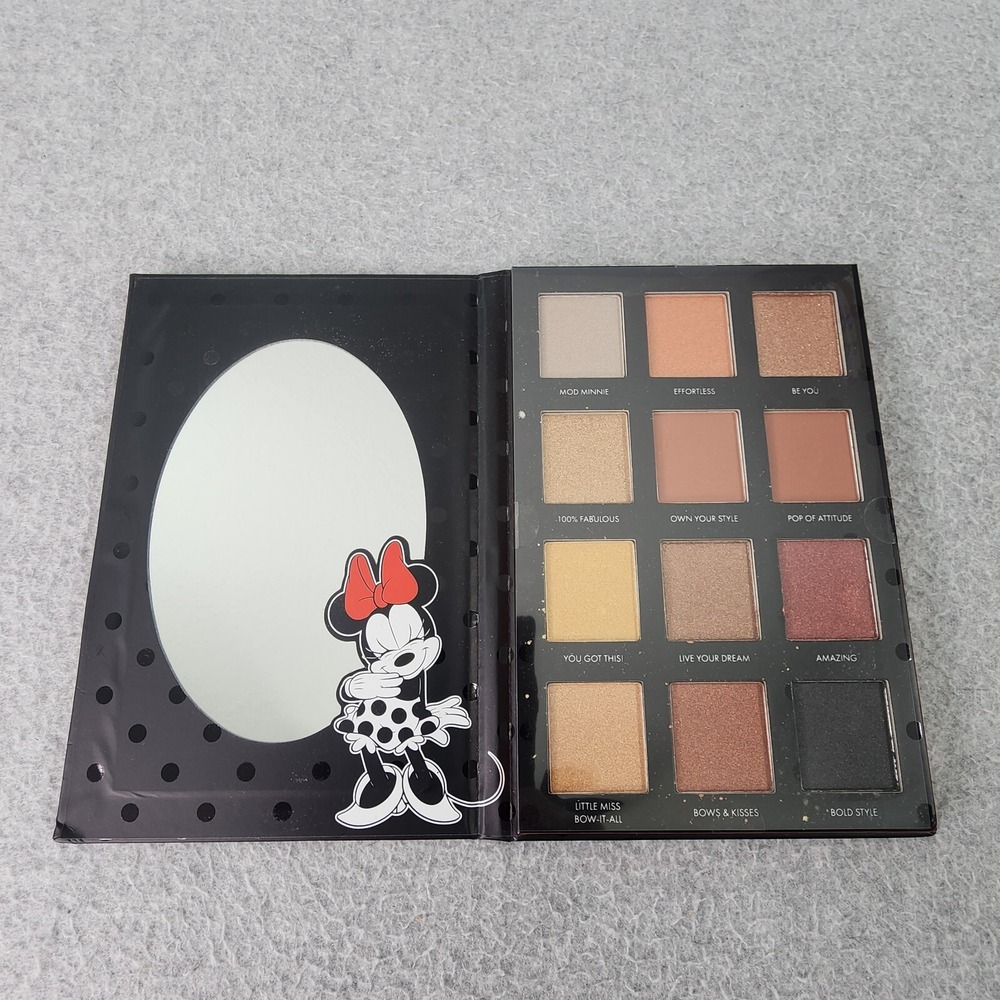 Disney Minnie Mouse 12 Color Eyeshadow Palette With Decorative Mirror - Picture 4 of 9